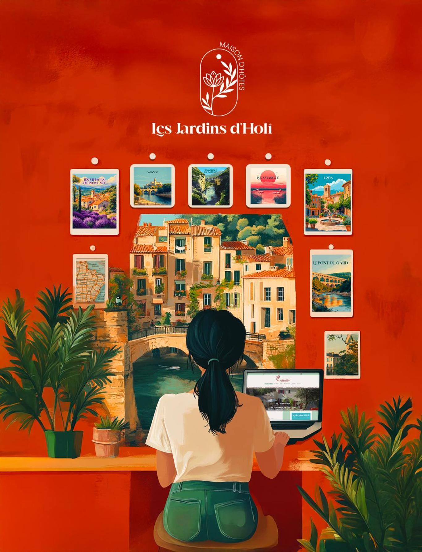 مبيت وإفطار Garrigues-et-Sainte-Eulalie Les Jardins D'Holi Proche Uzes المظهر الخارجي الصورة